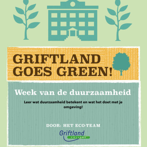 Poster Griftland Goes Green